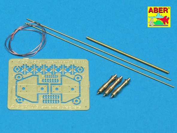 3 Antennes US avec support
