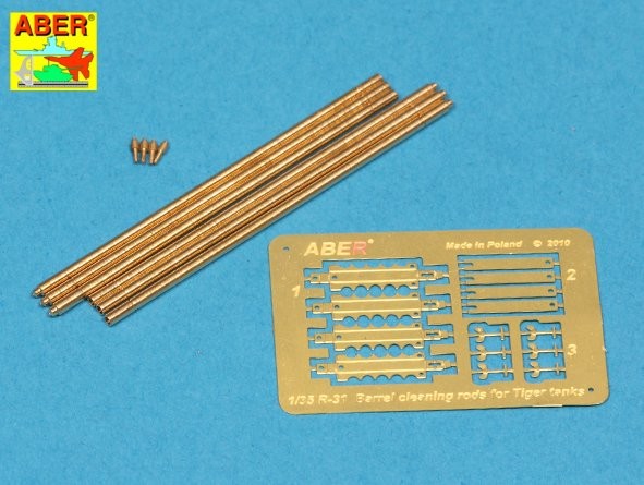 barres de nettoyage de fut de canon avec support pour King Tiger
