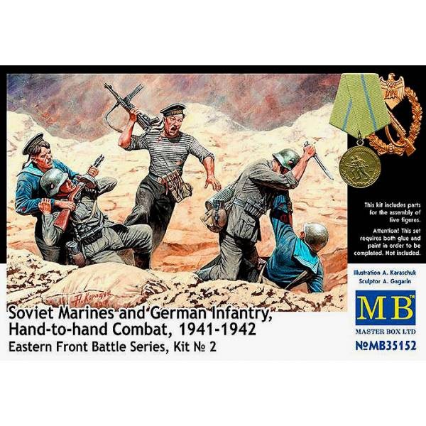Soviet Marines and German Infantry Hand-to-hand Combat 1941-1942