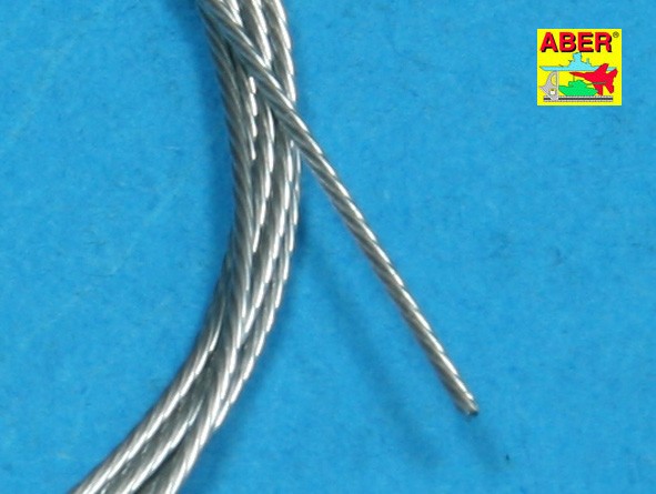 Stainless Steel Towing Cables Ø0,6mm, 1 m long – Image 3