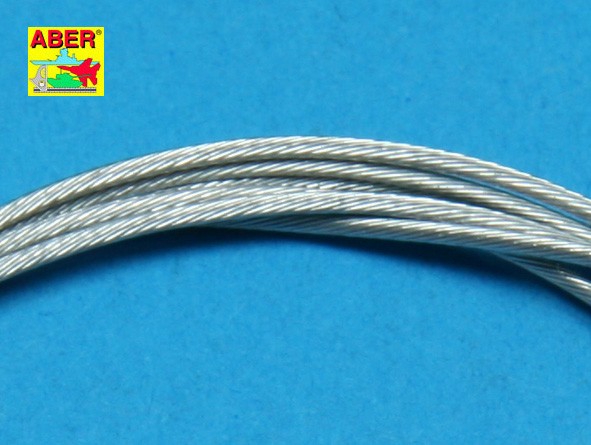 Stainless Steel Towing Cables ø1,0mm, 1m Long – Image 3