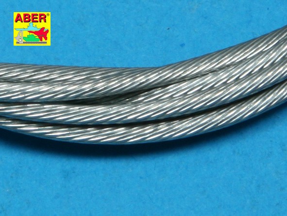 Stainless Steel Towing Cables ø1,5mm, 1m Long – Image 3