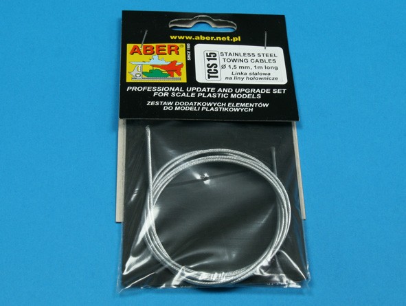 Stainless Steel Towing Cables ø1,5mm, 1m Long – Image 4