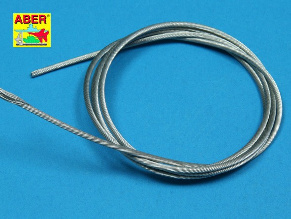 Stainless Steel Towing Cables ø2,0mm, 1m Long