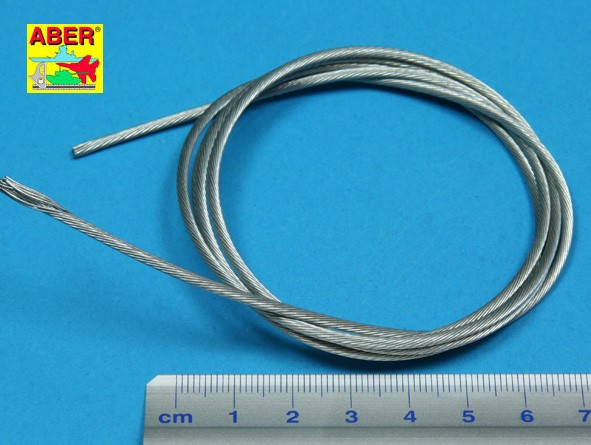 Stainless Steel Towing Cables ø2,0mm, 1m Long – Image 2