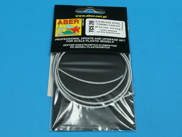 Stainless Steel Towing Cables ø2,0mm, 1m Long – Image 4