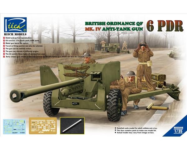 Ordnance QF 6-Pdr. Mk.IV Late War Infantry Anti-tank Gun