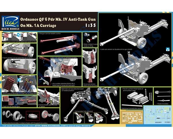 Ordnance QF 6-Pdr. Mk.IV Late War Infantry Anti-tank Gun – Image 2
