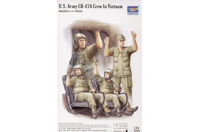 US Army CH-47A Chinook Crew Vietnam