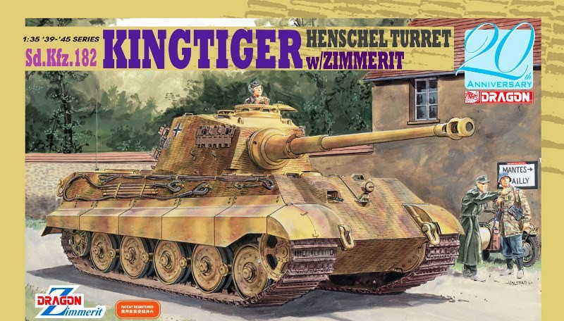 Kingtiger Henschel turret w/ Zimmerit
