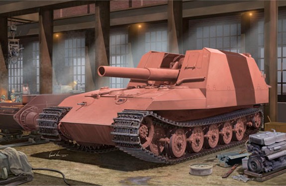 Geschützwagen TIGER GRILLE II 21 Auf 210 mm Mortar 18/1 L/31