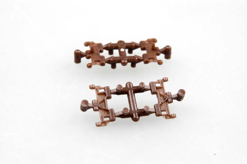 SET DE CHENILLES T-72E1 ACIER P/ CHARS LEGERS US M24 2E GM – Image 3