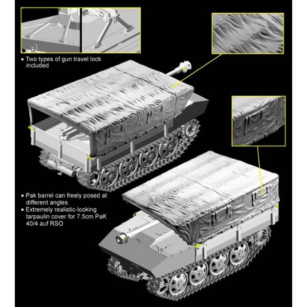 7.5cm PaK 40/4 auf RSO mit Allwetterverdeck – Image 2