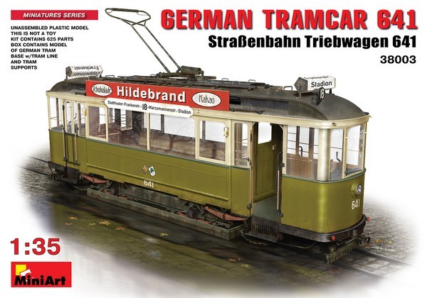 GERMAN TRAMCAR 641 (StraBenbahn Triebwagen 641)