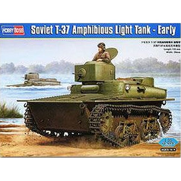 Soviet T-37 Amphibious Light Tank - Early