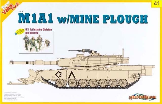 US M1A1 Abrams with Mine Plough 'Desert Storm'