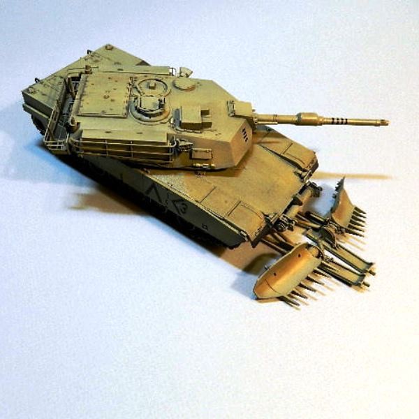 US M1A1 Abrams with Mine Plough 'Desert Storm' – Image 3