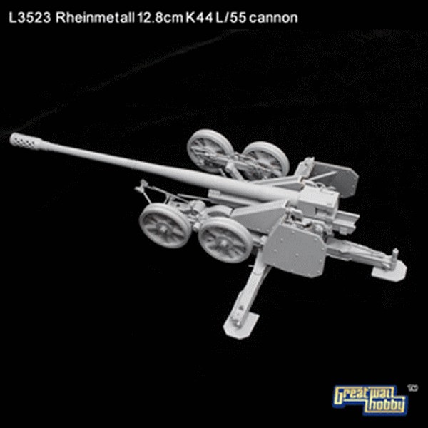 German Rheinmetall 12.8cm K44 L/55 – Image 7