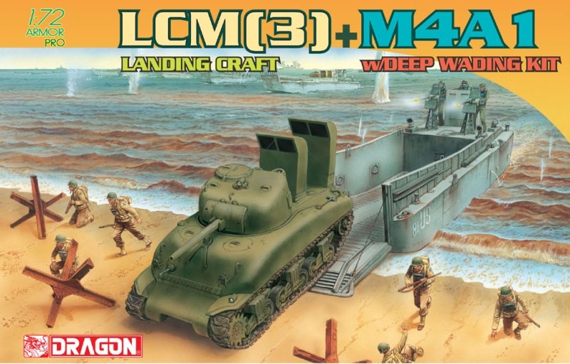 LCM(3) Landing Craft + M4A1 w/Deep Wading Kit