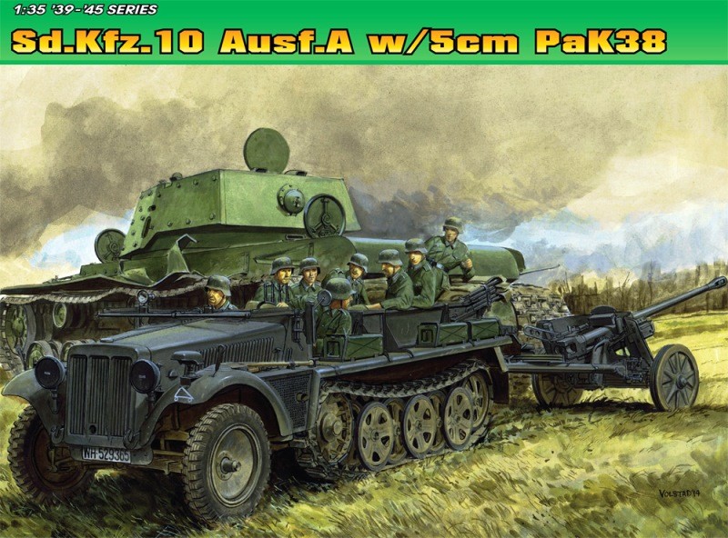 Sd.Kfz.10 Ausf.A w/5cm Pak 38