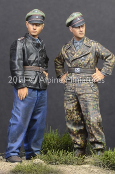 Tiger aces in normandy 2 figures