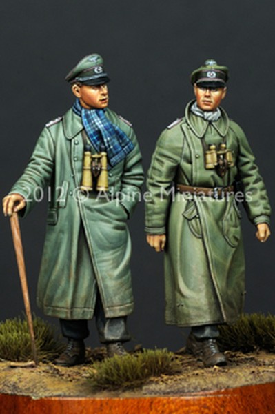 Panzer officer 1 pz 2 figurines
