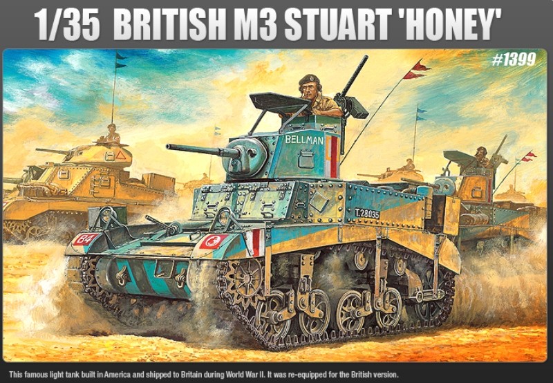 British M3 STUART HONEY