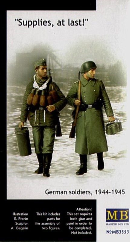 German Soldiers "Supplies at last" 1944 - 1945