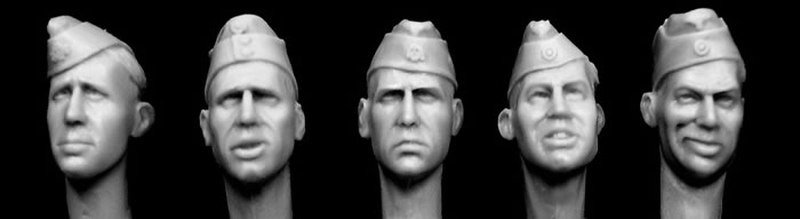 5 heads German sidecaps various