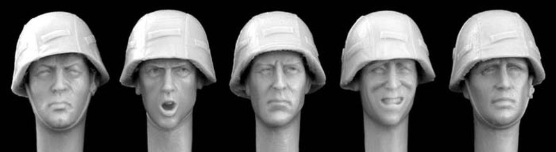 5 heads WW2 german army helmet cover