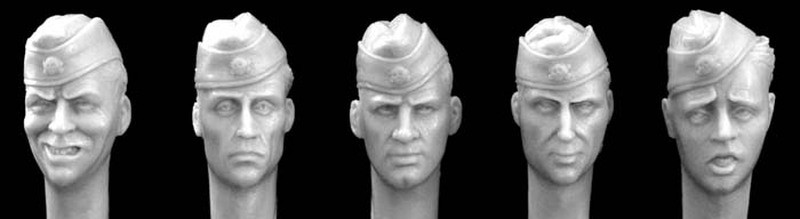 5 german heads with sidecaps