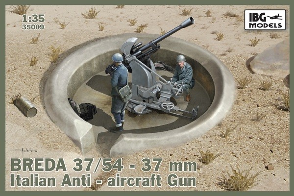 Breda 37/54 37mm Italian Anti-aircraft Gun