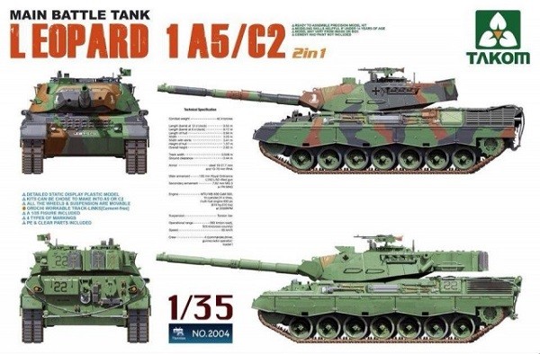 MAIN BATTLE TANK LEOPARD 1 A5/C2