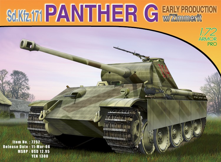 Sd.Kfz.171 Panther G Early Production w/Zimmerit