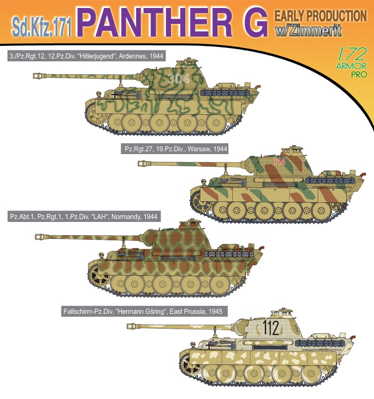 Sd.Kfz.171 Panther G Early Production w/Zimmerit – Image 2