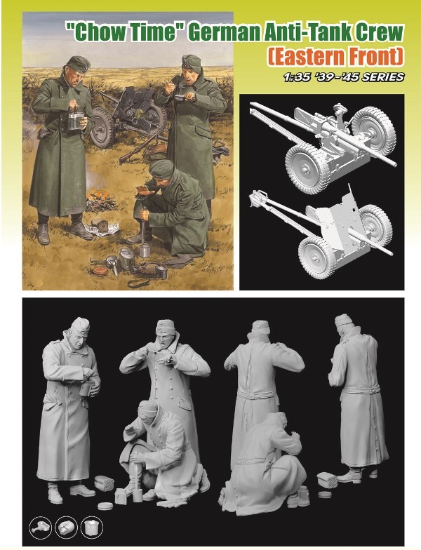 "Chow Time" German Anti-Tank Gun Crew (Eastern Front) – Image 3
