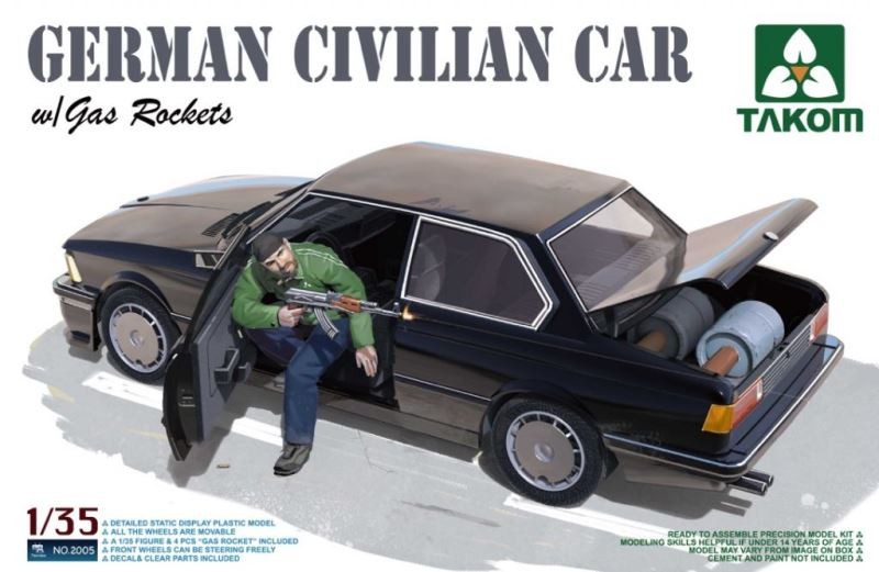 GERMAN CIVILIAN CAR with gas rockets