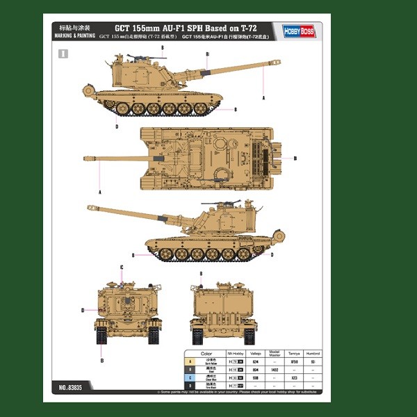GCT 155mm AU-F1 SPH Based on T-72 – Image 3