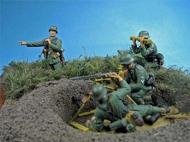 German MG42 Heavy Machine Gun team – Image 3