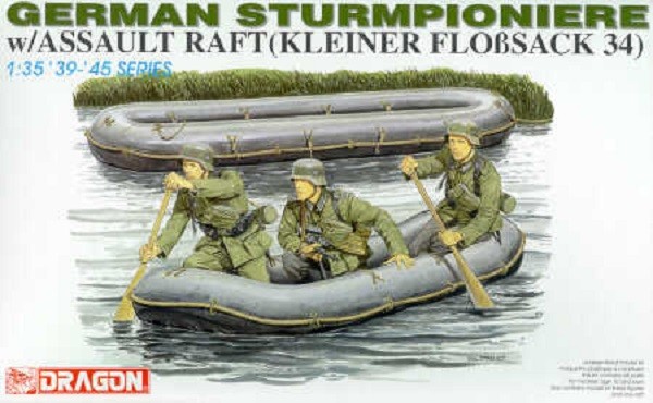 German Sturmpioniere w/Assault Raft (Kleiner Floßsack 34)