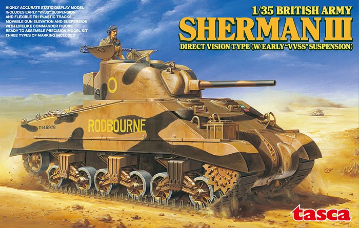 BRITISH ARMY Sherman III Direct Vision Type (w/Early "VVSS" Suspension)
