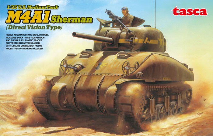 U S Medium Tank M4A1 Sherman Direct Vision Type