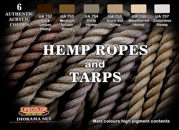 Hemp ropes and tarps
