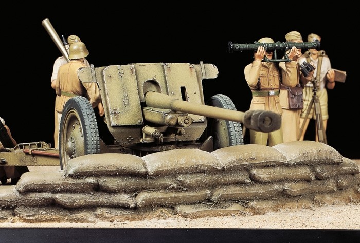 German 7.62cm Pak36(r) "North Africa Scenery Set" – Image 2