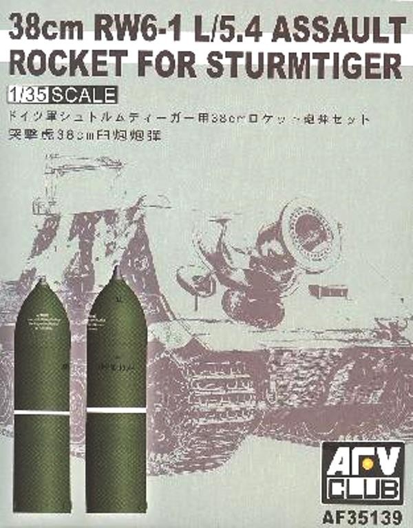 38 cm RW6-1 L5.4 Assault Rocket für Sturmtiger