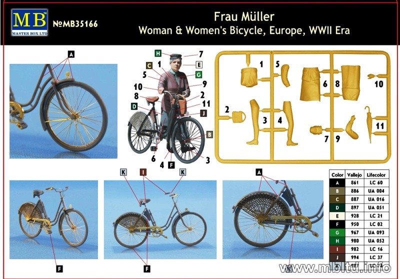 Frau Muller - Woman & Womens Bicycle Europe WWII Era – Image 2