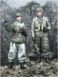 German winter panzer crew set