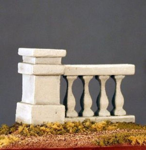 BALUSTRADE ET PILIER D'ANGLE
