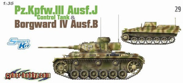 Pz.Kpfw III Ausf J Control Tank w Borgward IV Ausf B