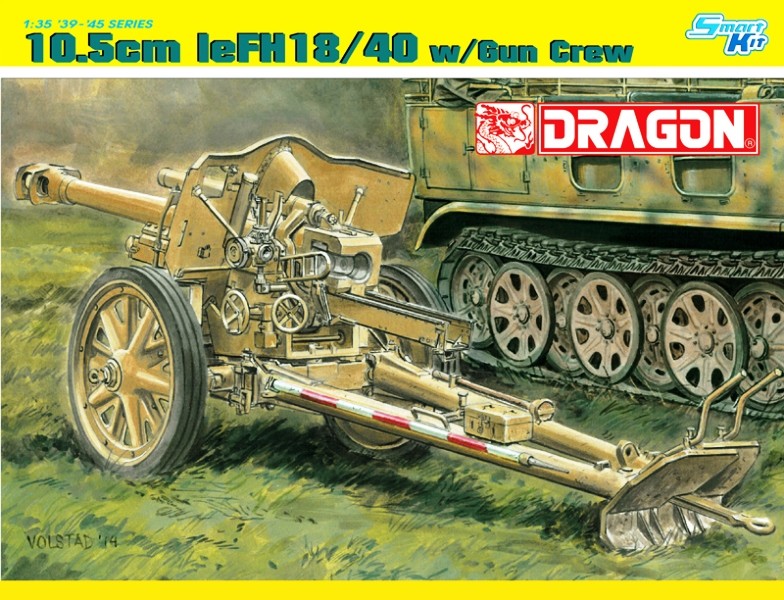 10.5cm leFH 18/40 w/Gun Crew